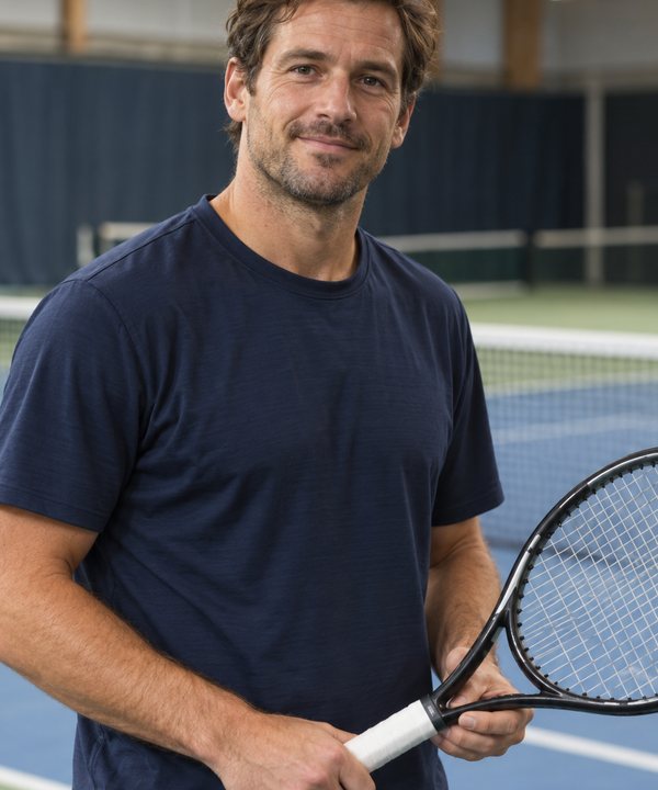 Fiktives Beispielporträt für Tenniscoaching